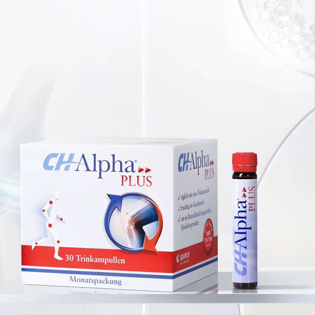 Collagen Sụn Khớp CH-Alpha PLUS Từ Đức - Ngăn Ngừa Thoái Hóa, Hỗ Trợ Tái Tạo Và Phục Hồi Khớp, Dạng Nước 1x30 ống*25ml