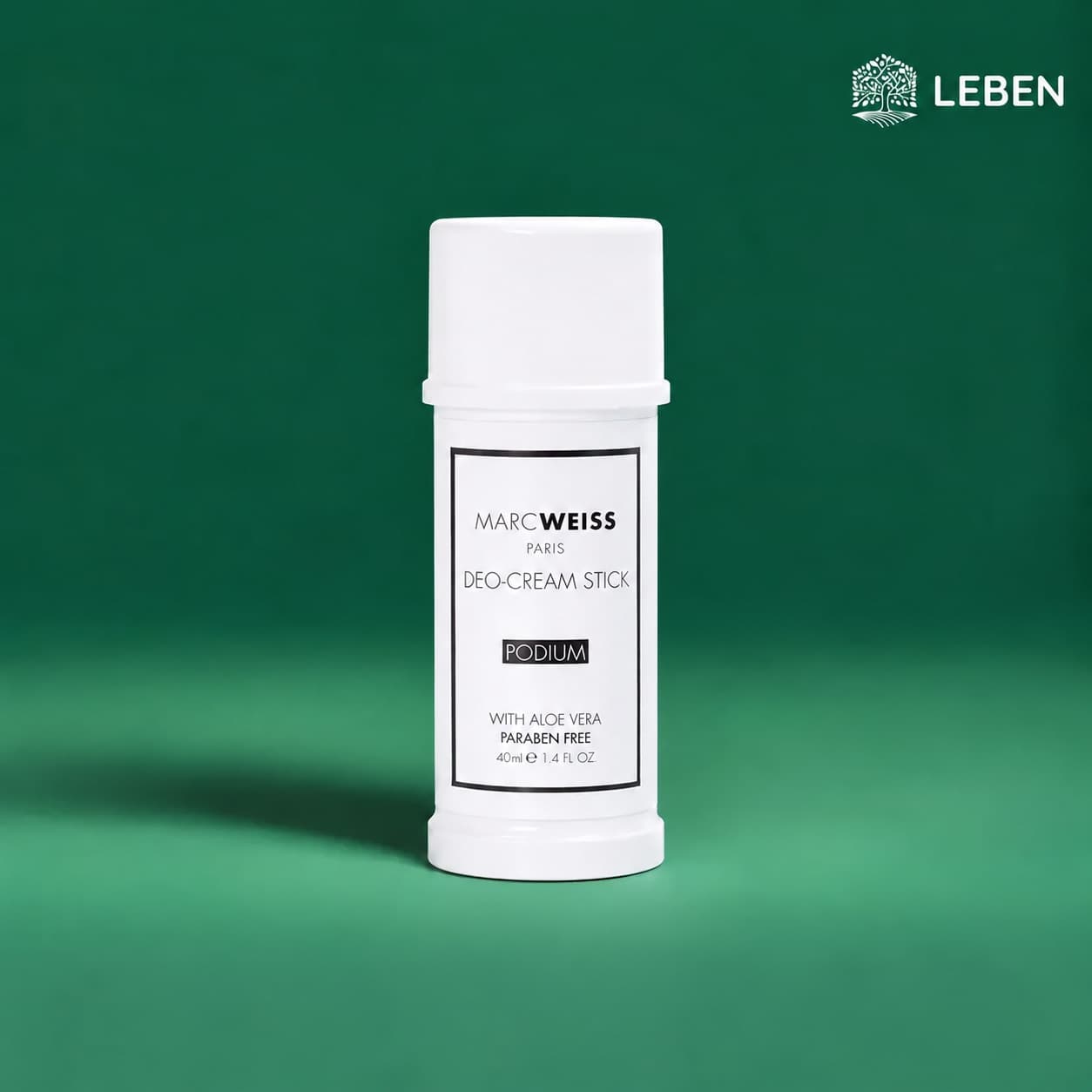 Lăn khử mùi 4 trong 1 Deo MarcWeiss Podium hương hoa trái cây sảng khoái, trẻ trung, dưỡng sáng da, ngăn mồ hôi 40ml