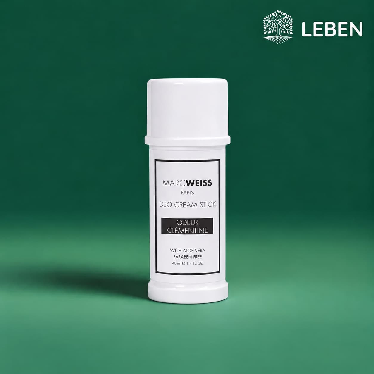 Marc Weiss Paris Odeur Clementine Cream Deo Stick 40 ml