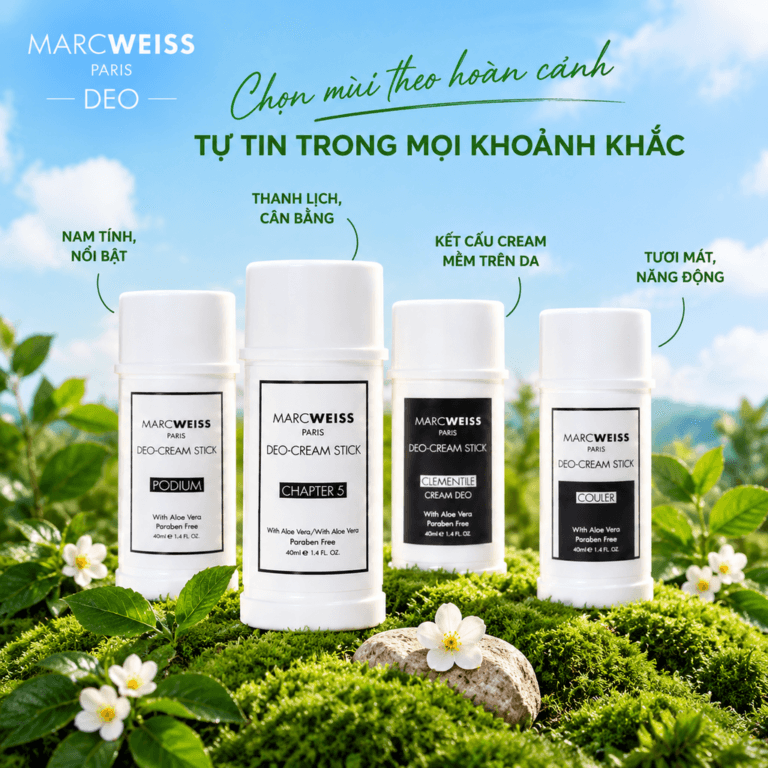 So sánh mùi Deo MarcWeiss theo hoàn cảnh: Chapter 5, Podium hay Couler?