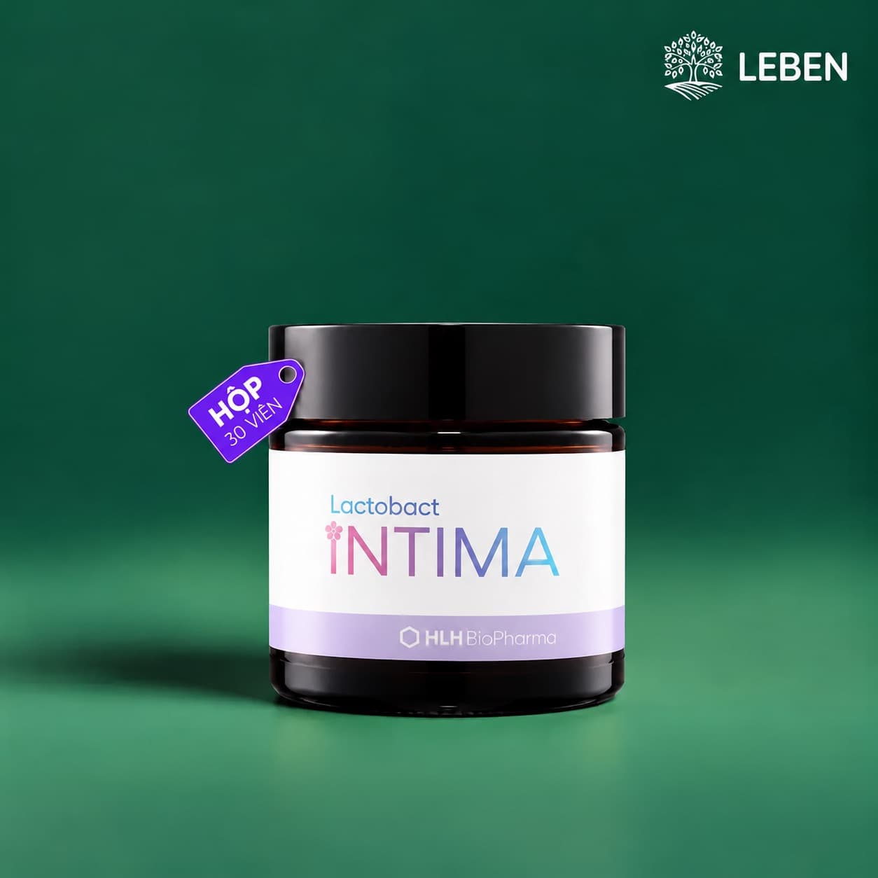 Hộp 30|60 viên Lactobact Intima - Men vi sinh phụ khoa bổ sung lợi khuẩn từ Đức